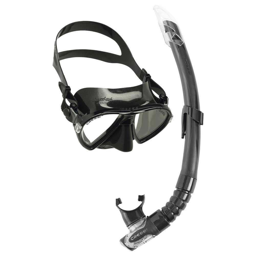 kit mascara y tubo snorkel buceo ocean vip + gamma